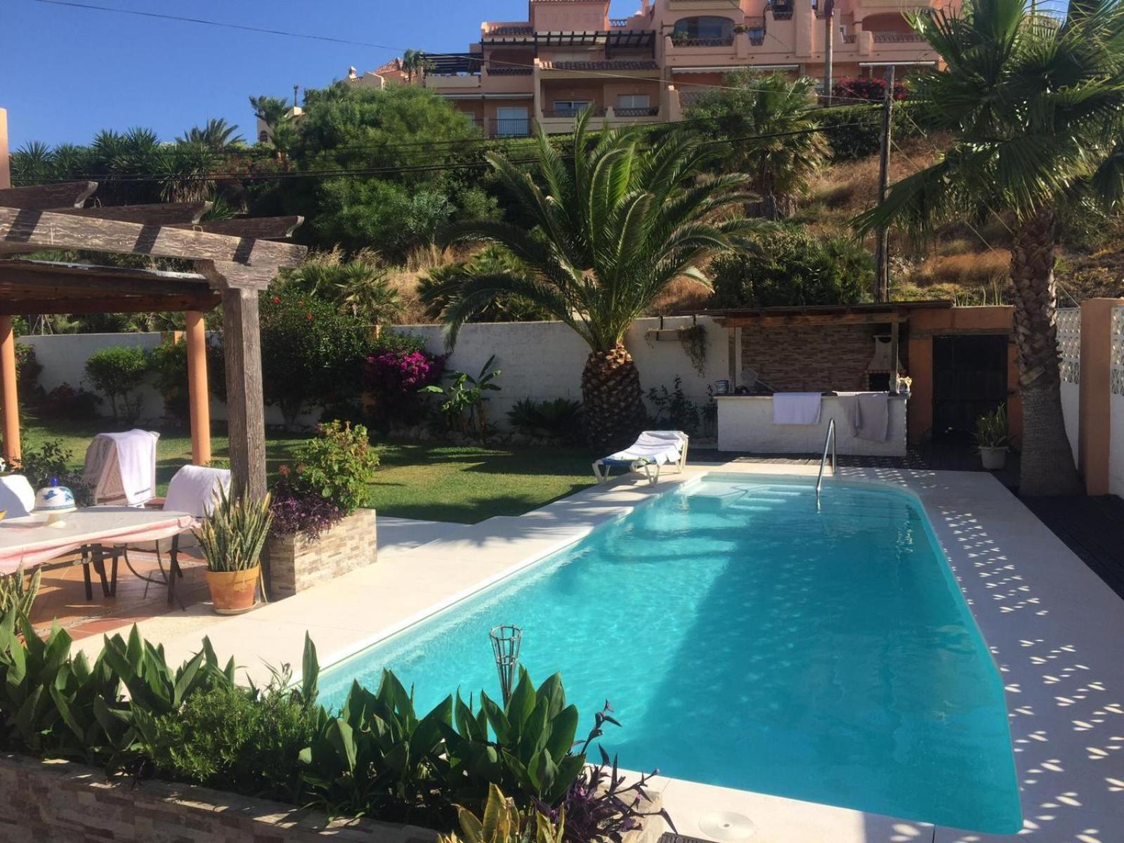 Villa Mijas With Pool 50 M Beach Fuengirola Exterior photo